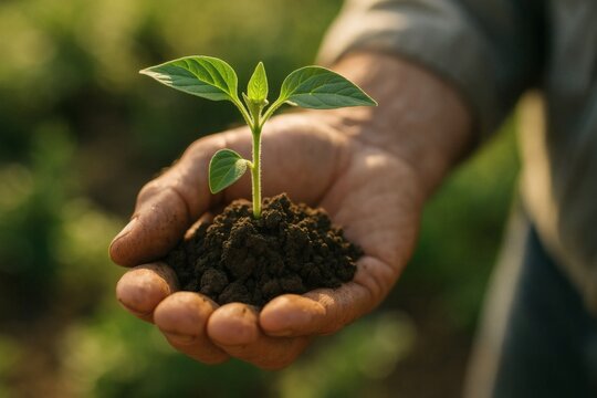 Eco-Friendly Agriculture – Sustainable Farming and Green Food Production Concept