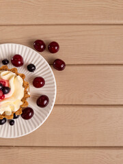 Delicious Tart with Fresh Berries