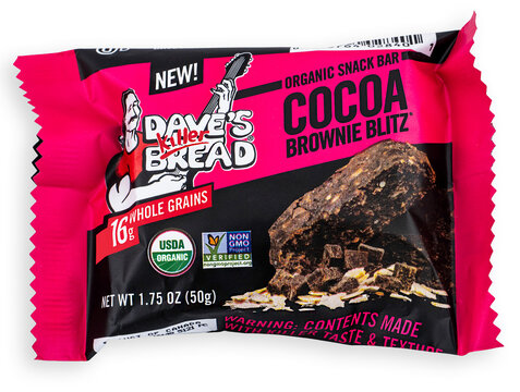 Oct 29 2025. Dave's Killer Bread Cocoa Brownie Blitz snack bar. Manufacturer description: Organic chocolate chunks and mix of seeds.