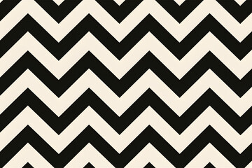 Classic black and white chevron pattern seamless background