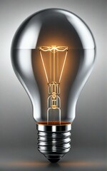 light bulb on yellow background