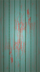 
Vertical Distressed Teal and Peeling Coral Paint Wood Planks Background Grungy Vintage Textured Wallpaper