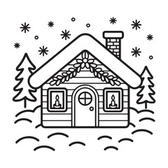 cute candle with holly bold & easy cute christmas coloring page, Whimsical Gingerbread House Coloring Pages for Kids & Adults, Christmas Coloring Pages, bold & easy cozy winter coloring book pages,