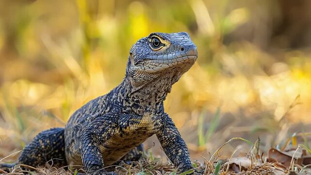 australian lace monitor hunting video