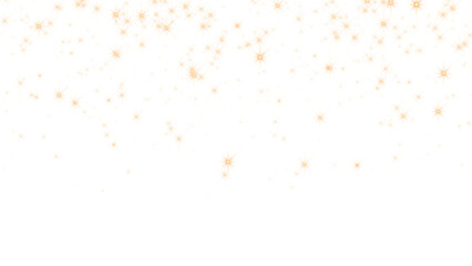 golden shiny glowing stars twinkle falling on transparent backgroun , png christmas and new year sparkle overlay social media design element	