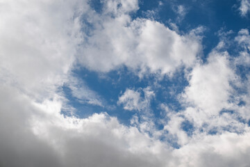 The sky is blue with a few clouds scattered throughout