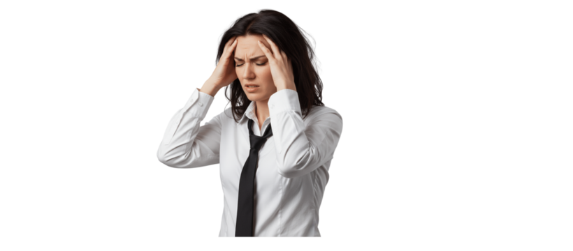 office women stressed PNG