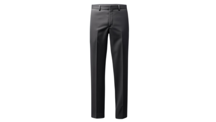 PNG of Sleek black dress pants for men, perfect for formal occasions or professional settings.