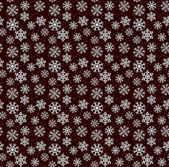 Winter Night Sky Seamless Pattern. Perfect for winter and Christmas designs, holiday textiles, gift wrapping, wallpaper, and seasonal digital projects