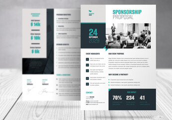 Sponsorship Proposal Flyer Template
