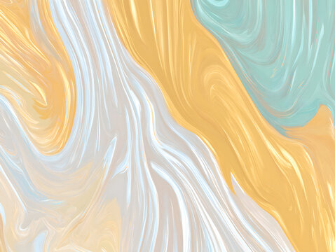 A creamy white gradient texture with silky flow and soft pearlescent highlights.