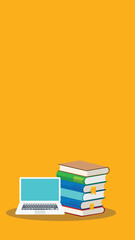 Online learning. Concept of webinar, business online training, education on computer or e-learning...