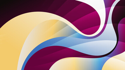 Bright contrasting wavy striped art background. A great background for social media pages, posters, presentations, outdoor advertising, and other projects.