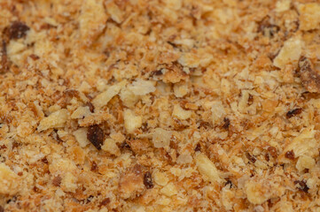 Texture of Crumbs from Napoleon Cake