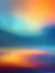 abstract blur orange and blue gradient background with soft transitions and vibrant hues, evoking a sense of warmth, tranquility, and creativity. Ideal for modern, artistic, and minimalist designs