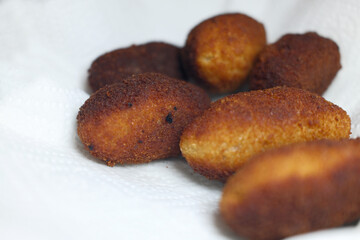 croquettes as tipical breaded spanish food as tapas