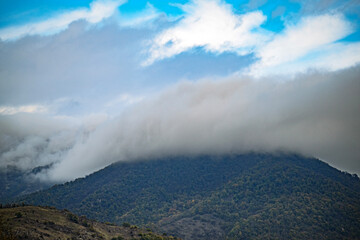 Fototapeta premium The sky is cloudy and the sun is not visible