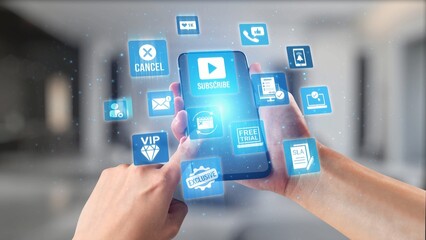 Concept of subscription services provides exclusive digital content. This model offers continuous access, enhancing subscription services with personalized experiences and benefits. Gist