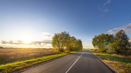 road in the countryside