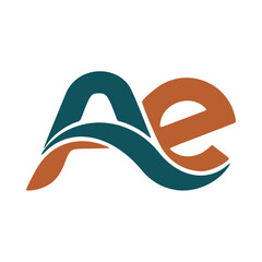 Stylized "Ae" logo featuring interconnected letters, for any Corporate, Brand, Business.