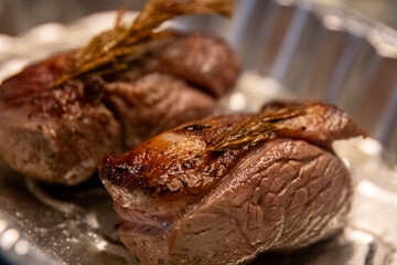 Lamb steak with Rosemary