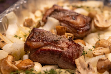 Roasted Lamb Steak