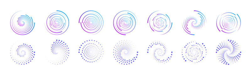 Modern abstract background with halftone dots forming a circular frame on a transparent PNG. Perfect for logos, icons, or futuristic design elements.