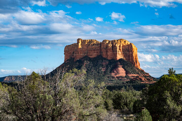 Sedona red rock castle