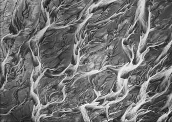 Braided River Monochrome