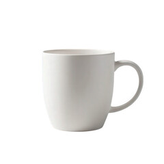 White Coffee Mug Mockup Isolated