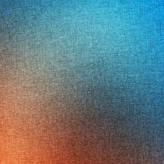 Blue red fire orange coral peach gold yellow white gray silver abstract background. Color gradient. Colorful bright light. Vintage retro style. Rough grain. Fabric canvas.Empty blank template design.