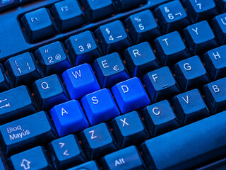 Keyboard for virtual gaming and streamers