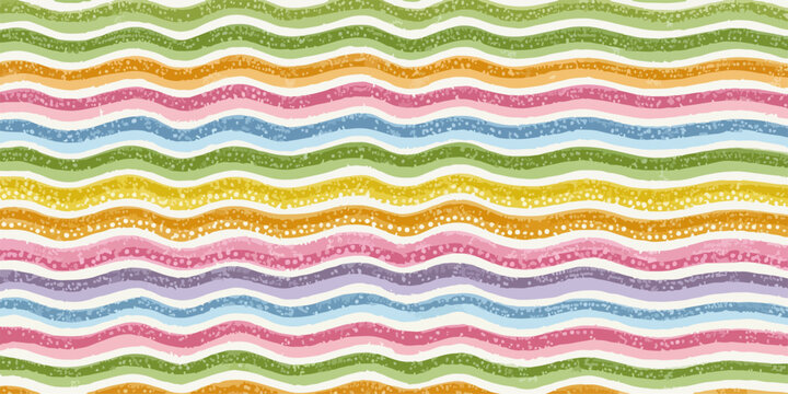 Sfondo astratto di onde colorate con texture a zig-zag, ideale per design grafici e tessili.