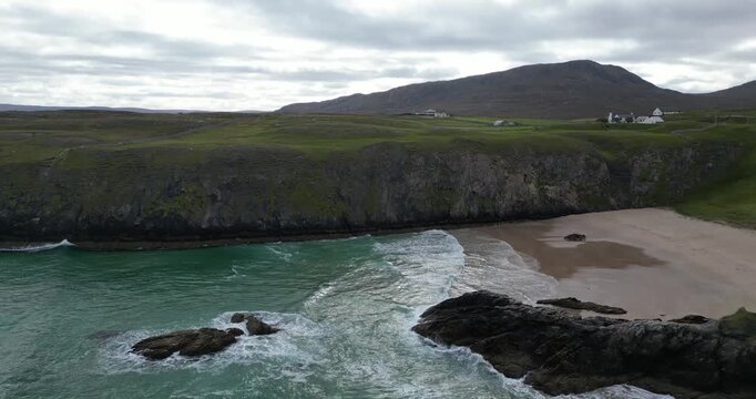 Sango Bay beach at Durness one of scotlands stunning North Atlantic beaches located in the northwest scottish Highlands