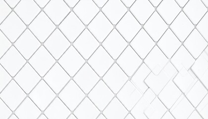Fototapeta premium Off White Matte Ceramic Tile Grid Subtle Bevel Design Forming a Quiet Luxury Background