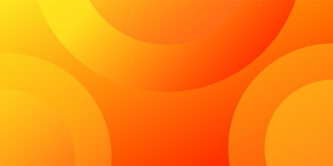 Abstract orange background with circles. geometric shapes background for flyer, poster, brochure, cover
