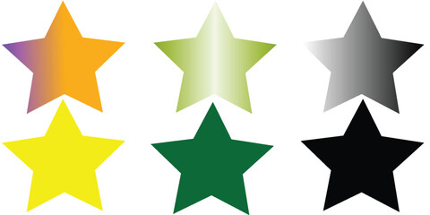 Six stars rating. Five stars customer product rating review. Yellow isolated six stars.6 stars rating review. Eps 10