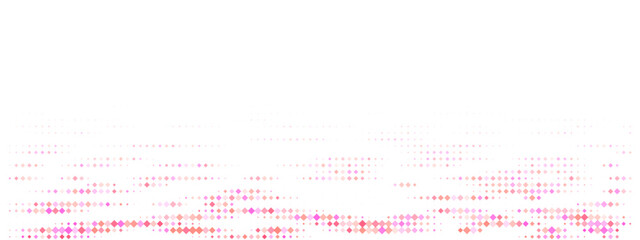 Abstract digital background with glowing diamond pattern in vibrant pink and purple hues on a dark backdrop, creating a dynamic and modern light effect.