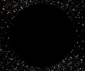 Add sparkling elegance to your designs with this modern frame, perfect for invitations, cards, and banners with a touch of celebratory magic and glow