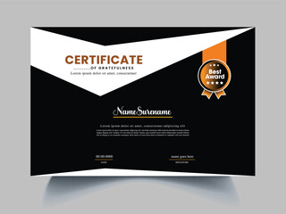 certificate clean exclusive design sample
