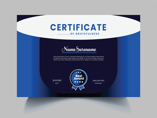 certificate clean exclusive design sample