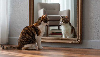 Horseshoes arranged in circular pattern on wooden floor indoors  
