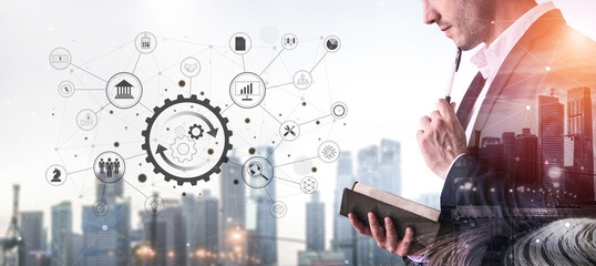 A business process automation and operations management system. A concept for integrating and...