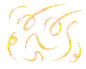 Fototapeta premium Neon abstract lines, shine, light arrow