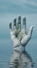 Mental Health and Growth: Symbol of Healing and New Life Emerging from Trauma