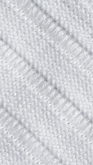 pleated white cotton material. texture or background