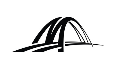 Abstract Bridge Logo