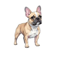 Fototapeta premium French Bulldog – Urban Charm