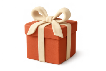 Gift box wrapped with ribbon and bow, celebrating special occasions, offering presents and surprises