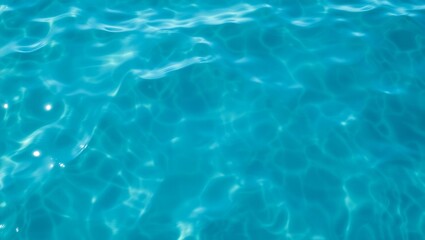 Fototapeta premium Close up of sparkling blue water surface with gentle ripples